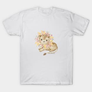 Flower mane lion T-Shirt